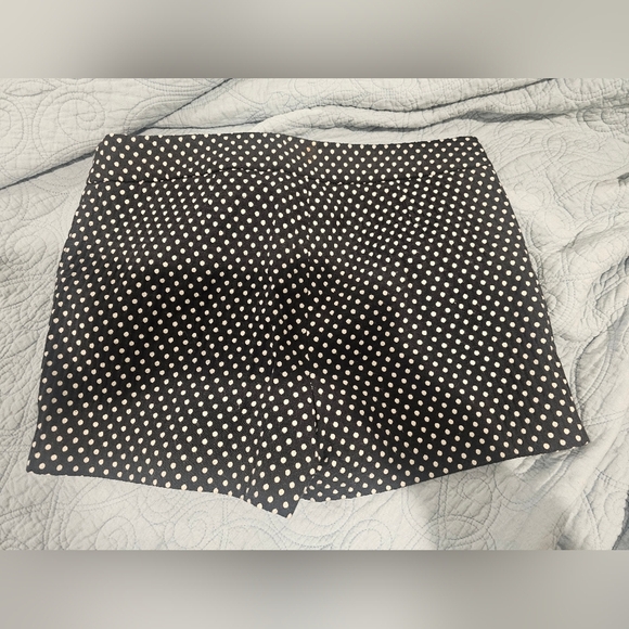 Cynthia Rowley Black And White polka dot Dress shorts Cotton Size 6 Like New! - Picture 5 of 6